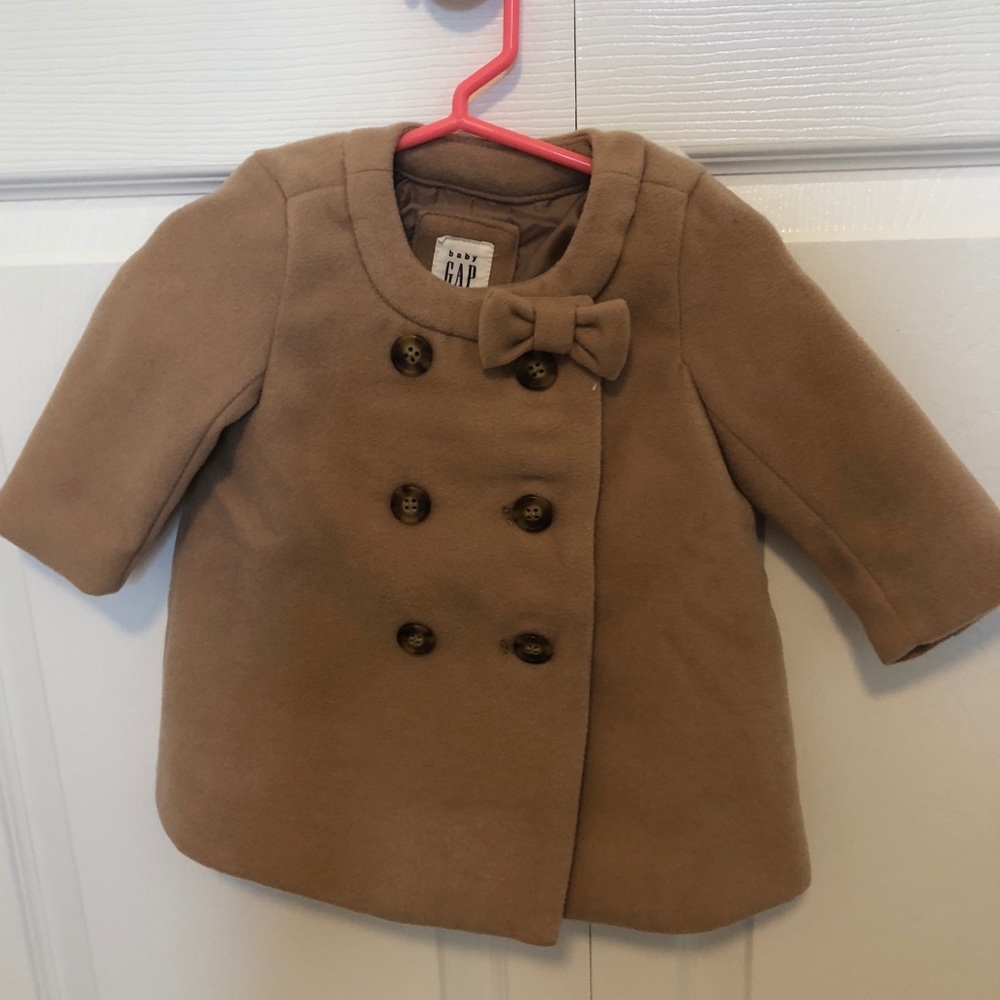 Baby Gap Bow Peacoat 0-6 Months
